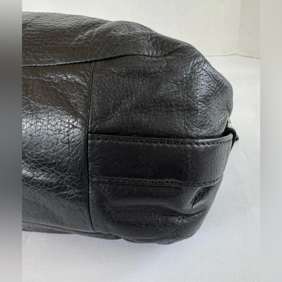 Coach G1271- 21225 Madison Maggie Black Leather Hobo Shoulder Tote Bag Supple - Picture 8 of 13